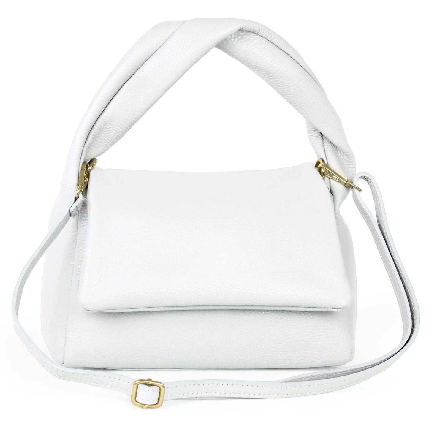 Italian Genuine Calf Leather Top-Handle Bag 262495 - TAKEASY - Flyclothing LLC