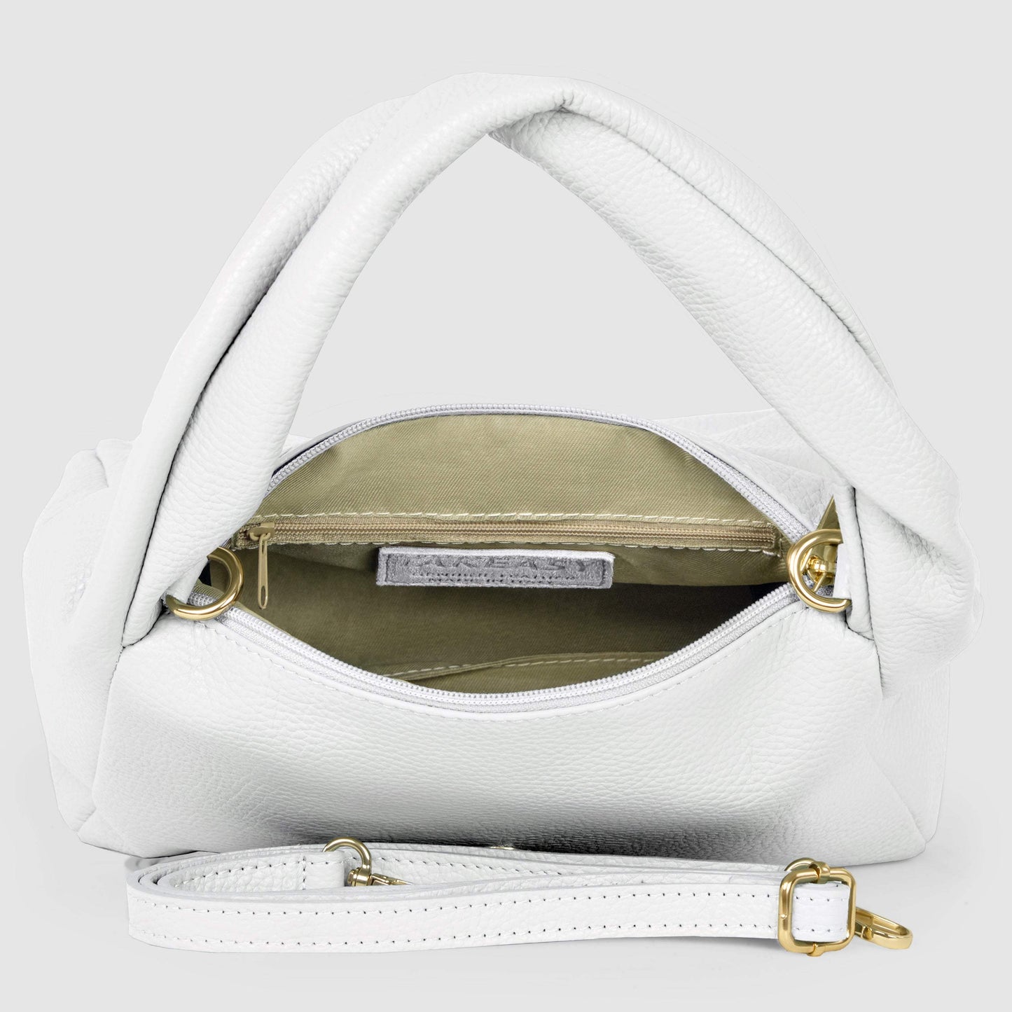 Italian Genuine Calf Leather Top-Handle Bag 262495 - TAKEASY - Flyclothing LLC
