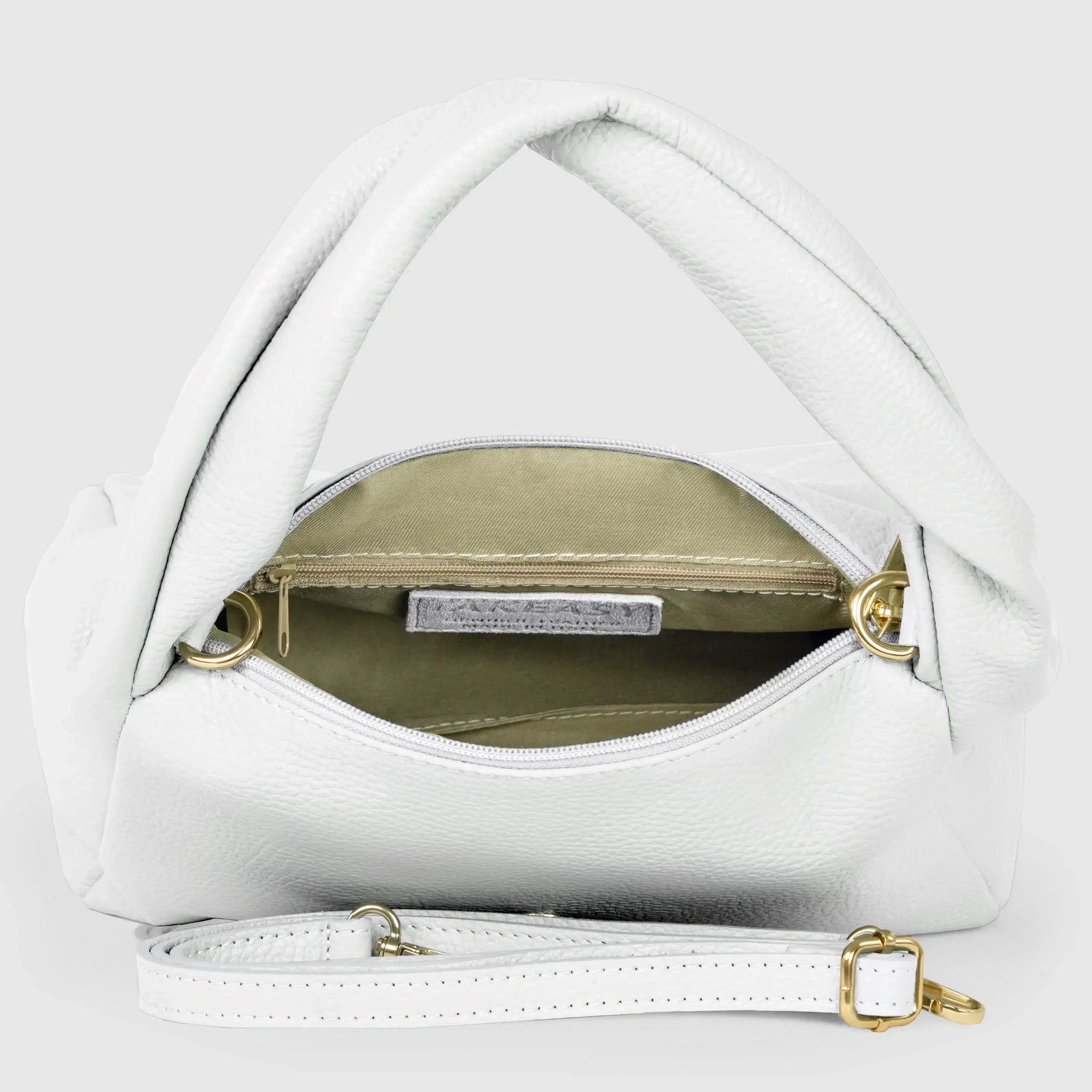 Italian Genuine Calf Leather Top-Handle Bag 262495 - TAKEASY - Flyclothing LLC