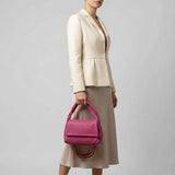 Italian Genuine Calf Leather Top-Handle Bag 262495 - TAKEASY - Flyclothing LLC
