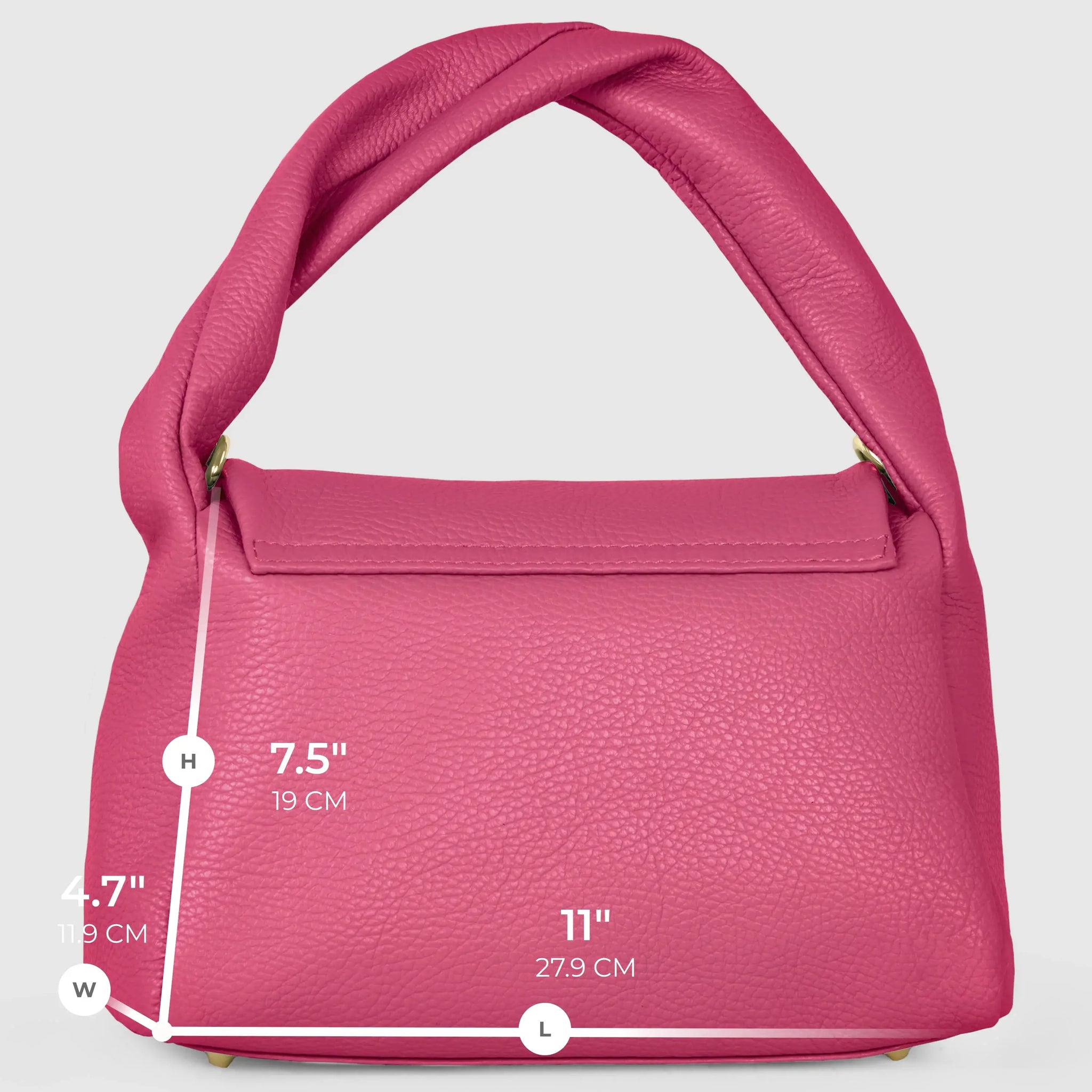 Italian Genuine Calf Leather Top-Handle Bag 262495 - TAKEASY - Flyclothing LLC
