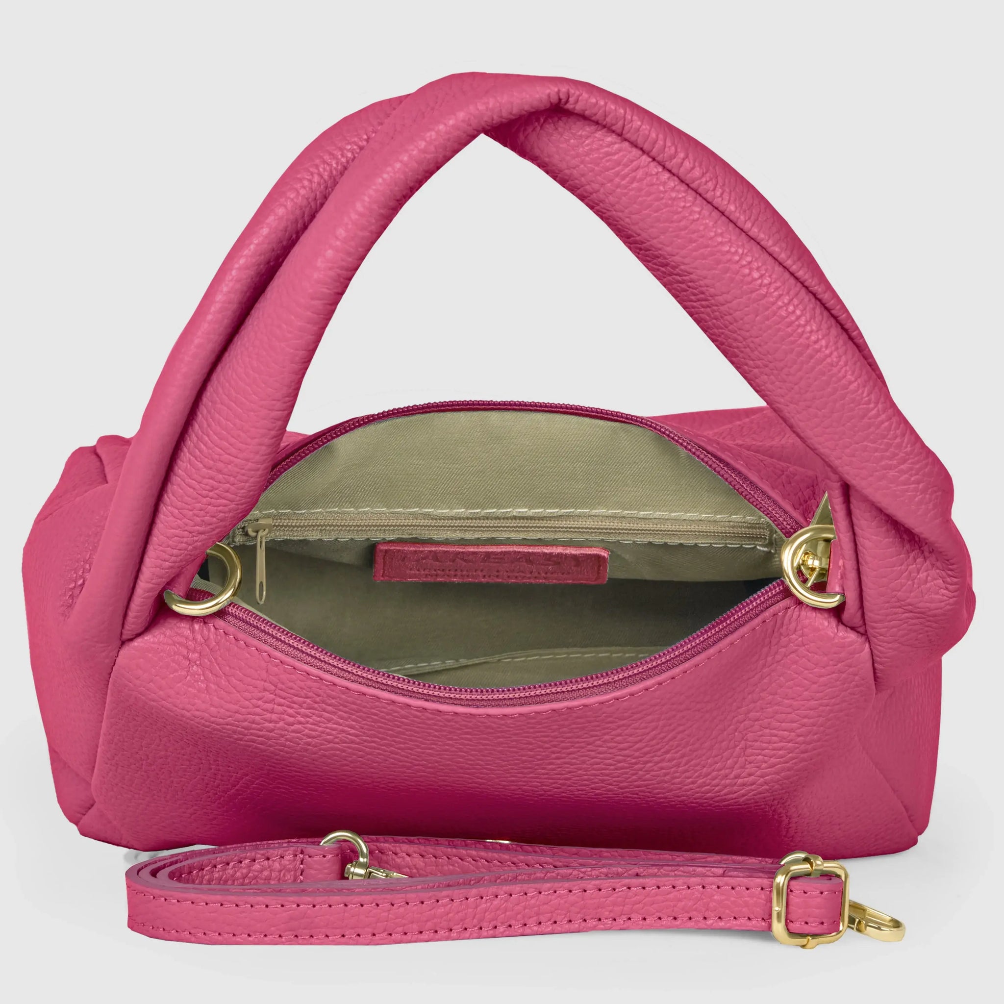 Italian Genuine Calf Leather Top-Handle Bag 262495 - TAKEASY - Flyclothing LLC