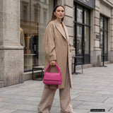 Italian Genuine Calf Leather Top-Handle Bag 262495 - TAKEASY - Flyclothing LLC