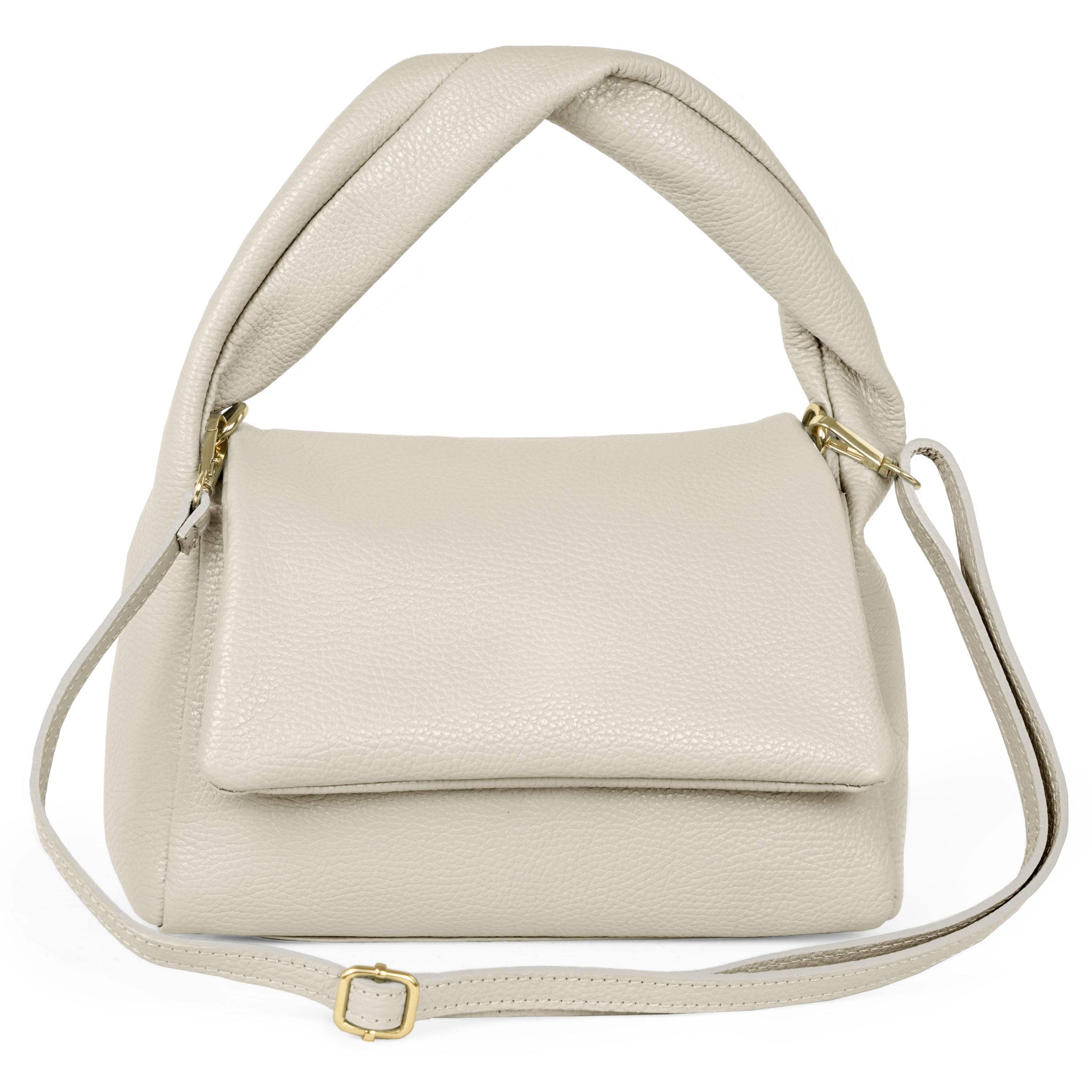 Italian Genuine Calf Leather Top-Handle Bag 262495 - TAKEASY - Flyclothing LLC