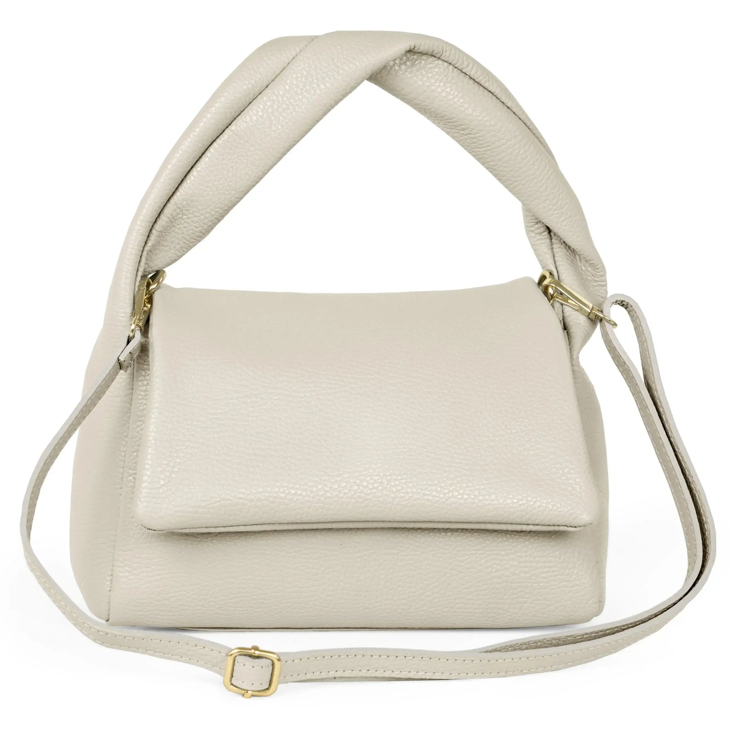 Italian Genuine Calf Leather Top-Handle Bag 262495 - TAKEASY - Flyclothing LLC
