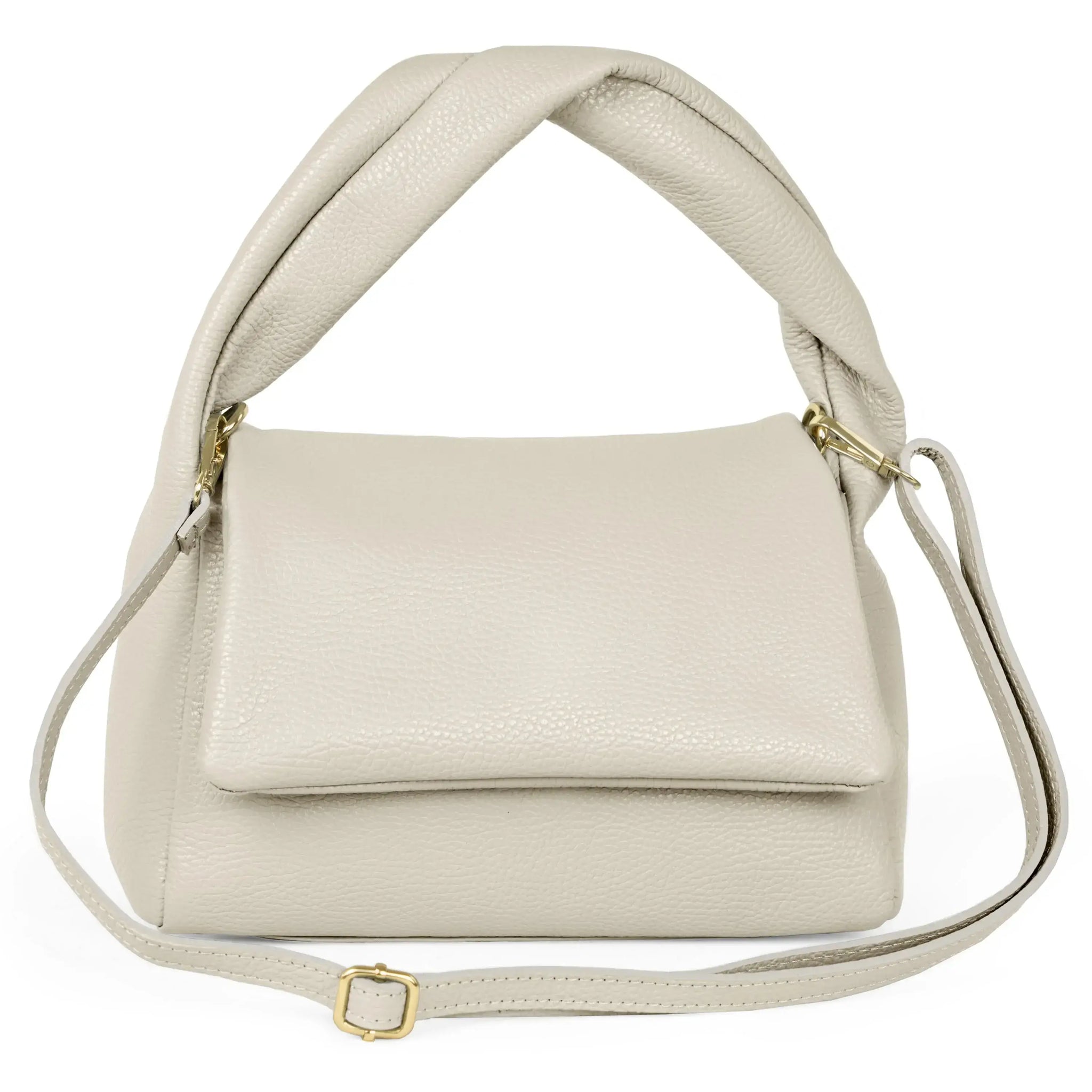 Italian Genuine Calf Leather Top-Handle Bag 262495 - TAKEASY - Flyclothing LLC