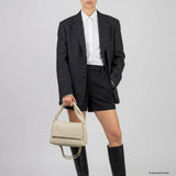Italian Genuine Calf Leather Top-Handle Bag 262495 - TAKEASY - Flyclothing LLC