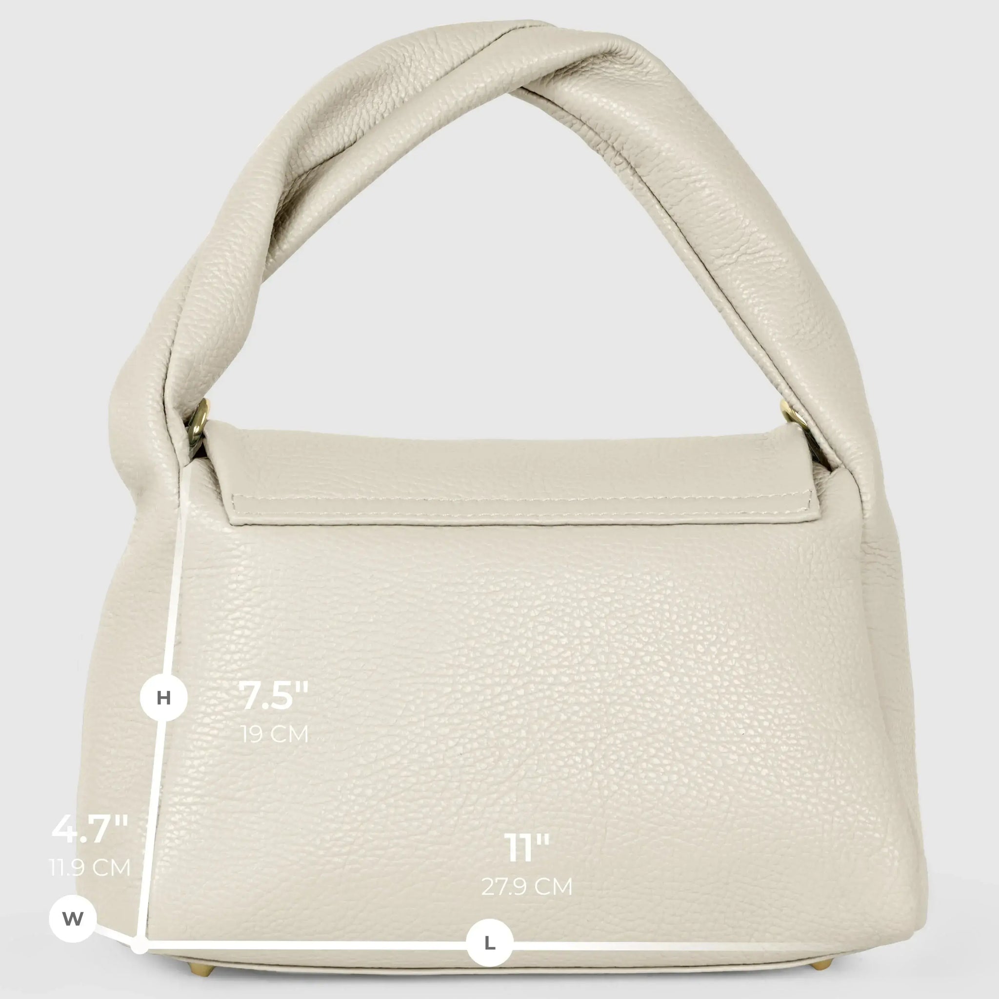 Italian Genuine Calf Leather Top-Handle Bag 262495 - TAKEASY - Flyclothing LLC