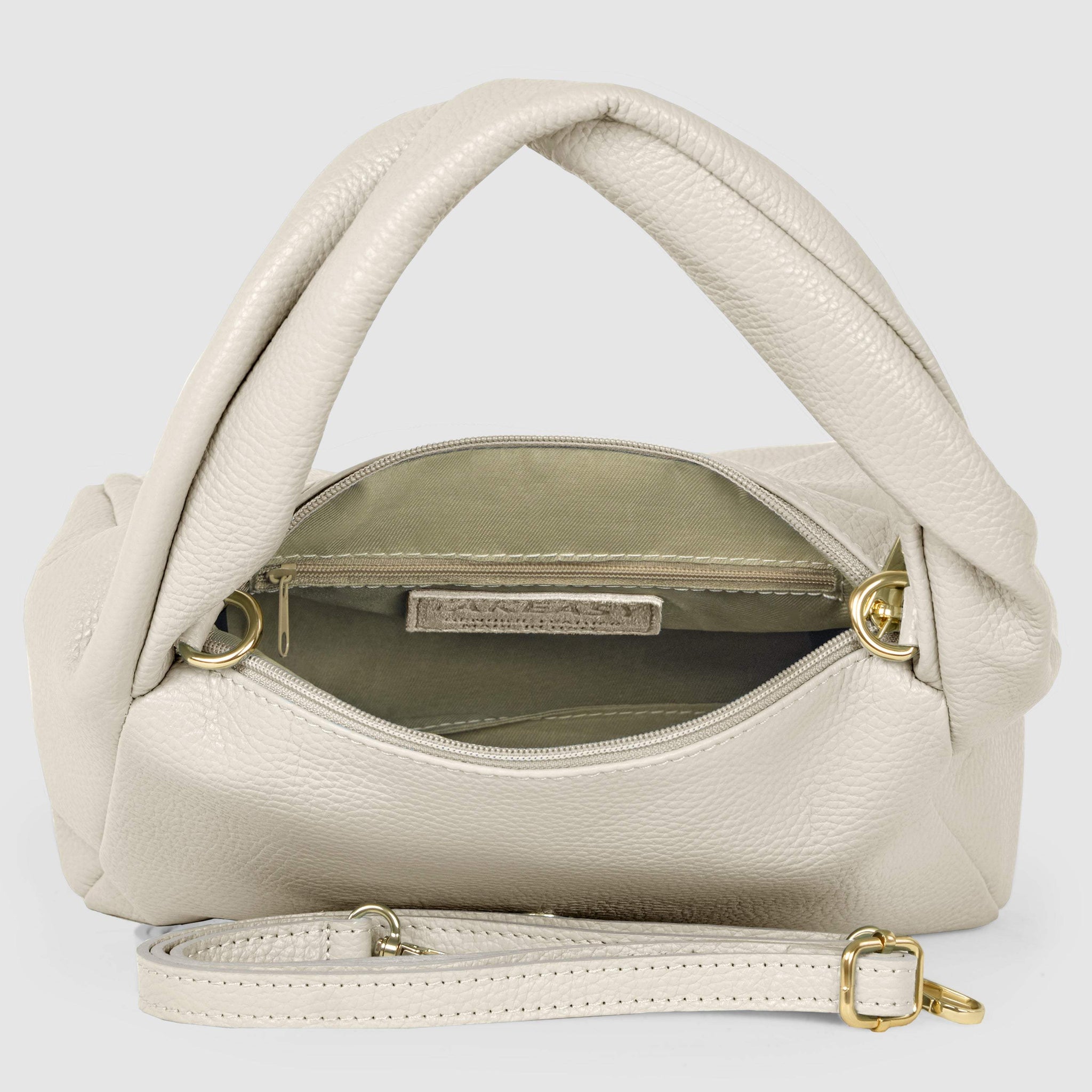 Italian Genuine Calf Leather Top-Handle Bag 262495 - TAKEASY - Flyclothing LLC