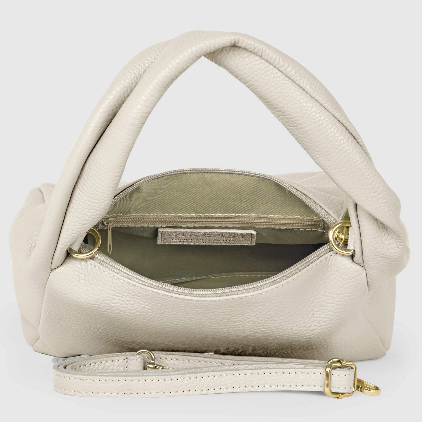 Italian Genuine Calf Leather Top-Handle Bag 262495 - TAKEASY - Flyclothing LLC