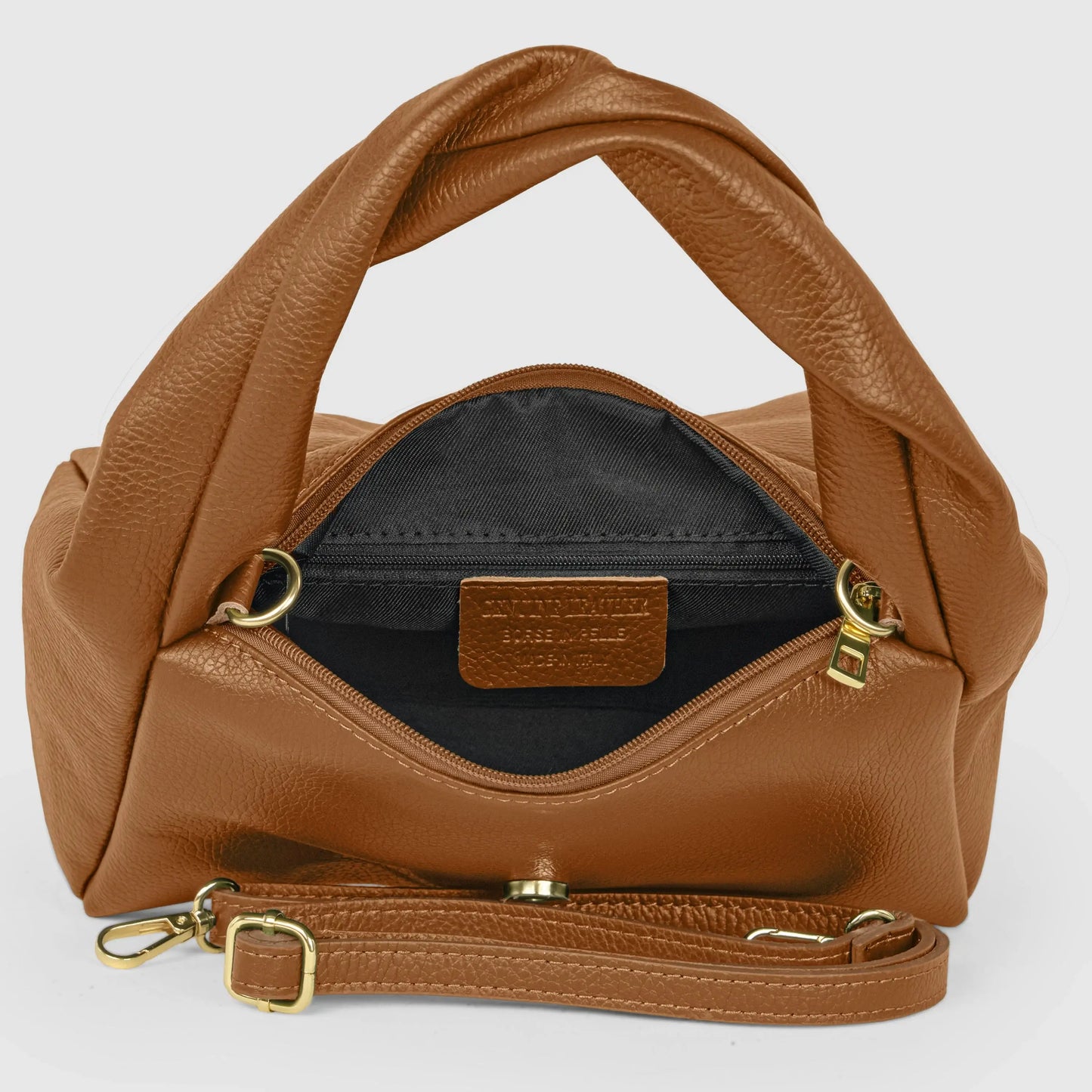 Italian Genuine Calf Leather Top-Handle Bag 262495 - TAKEASY - Flyclothing LLC