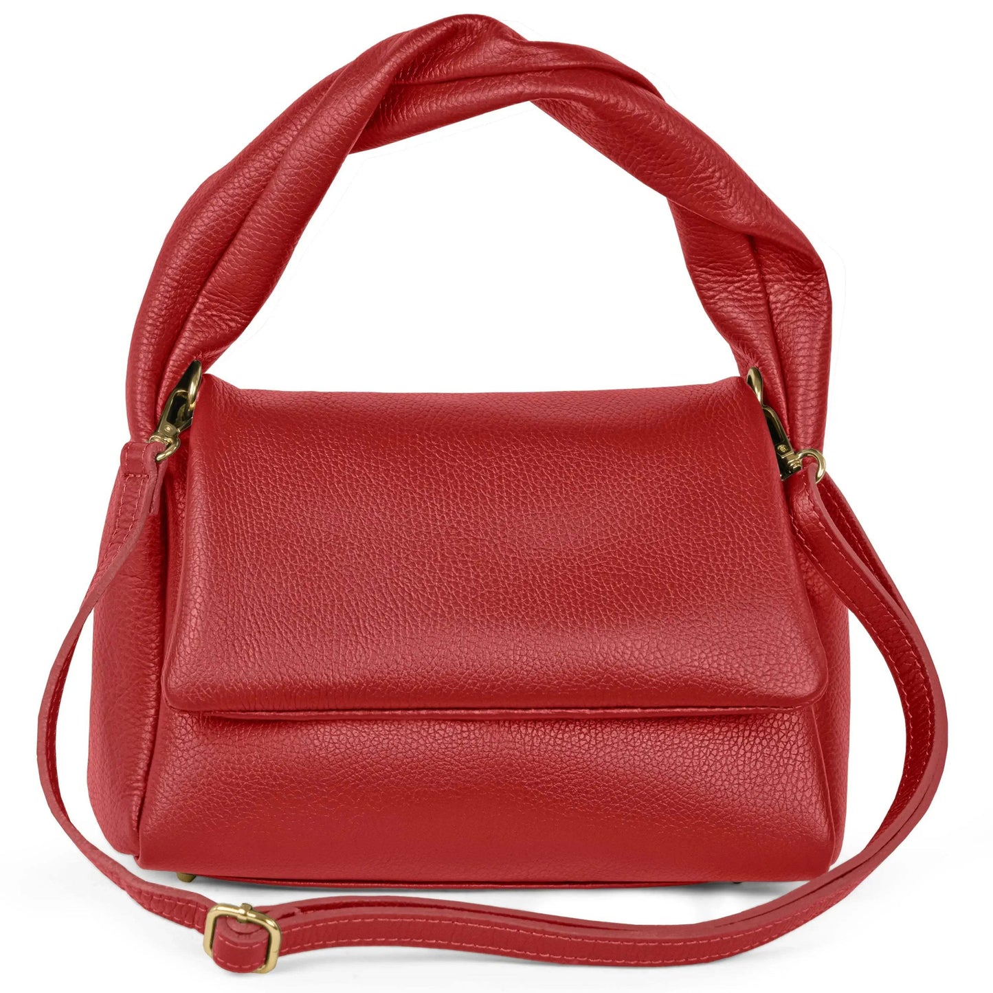 Italian Genuine Calf Leather Top-Handle Bag 262495 - TAKEASY - Flyclothing LLC