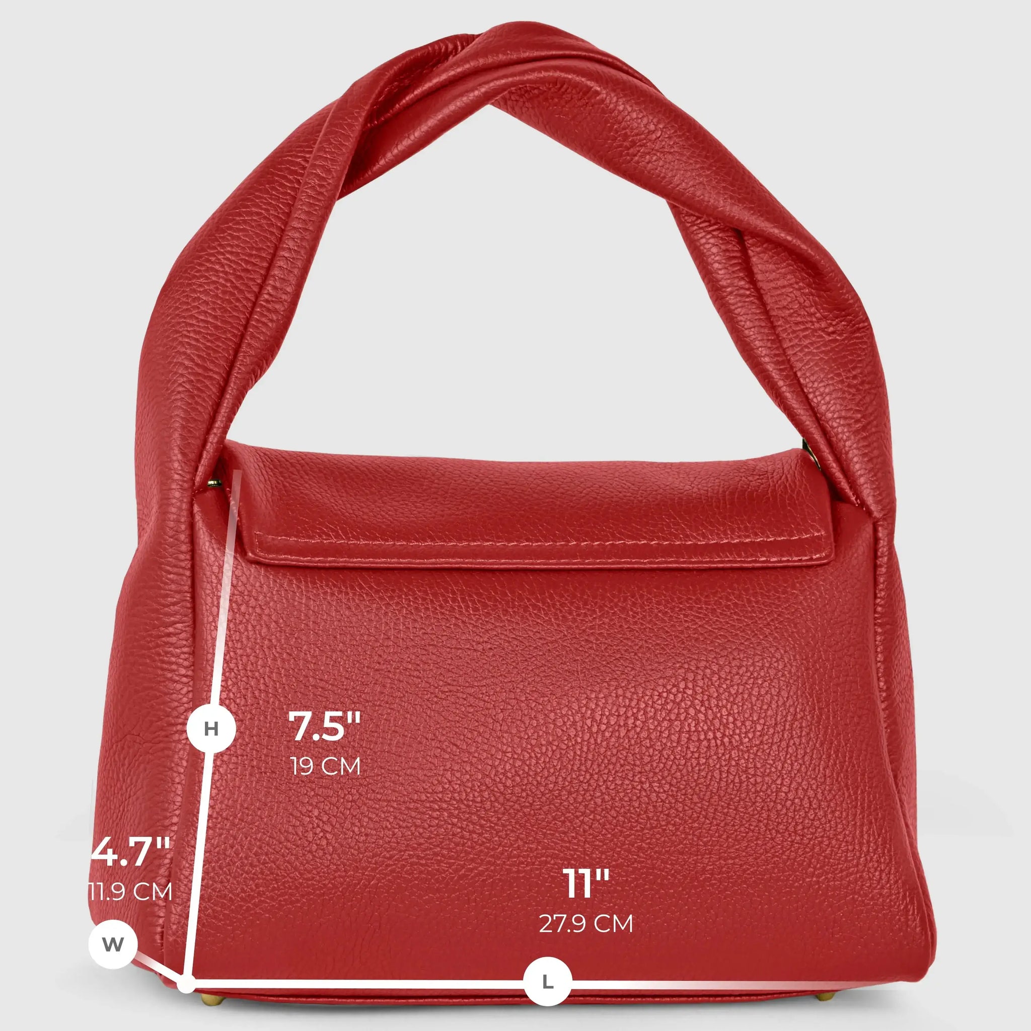Italian Genuine Calf Leather Top-Handle Bag 262495 - TAKEASY - Flyclothing LLC