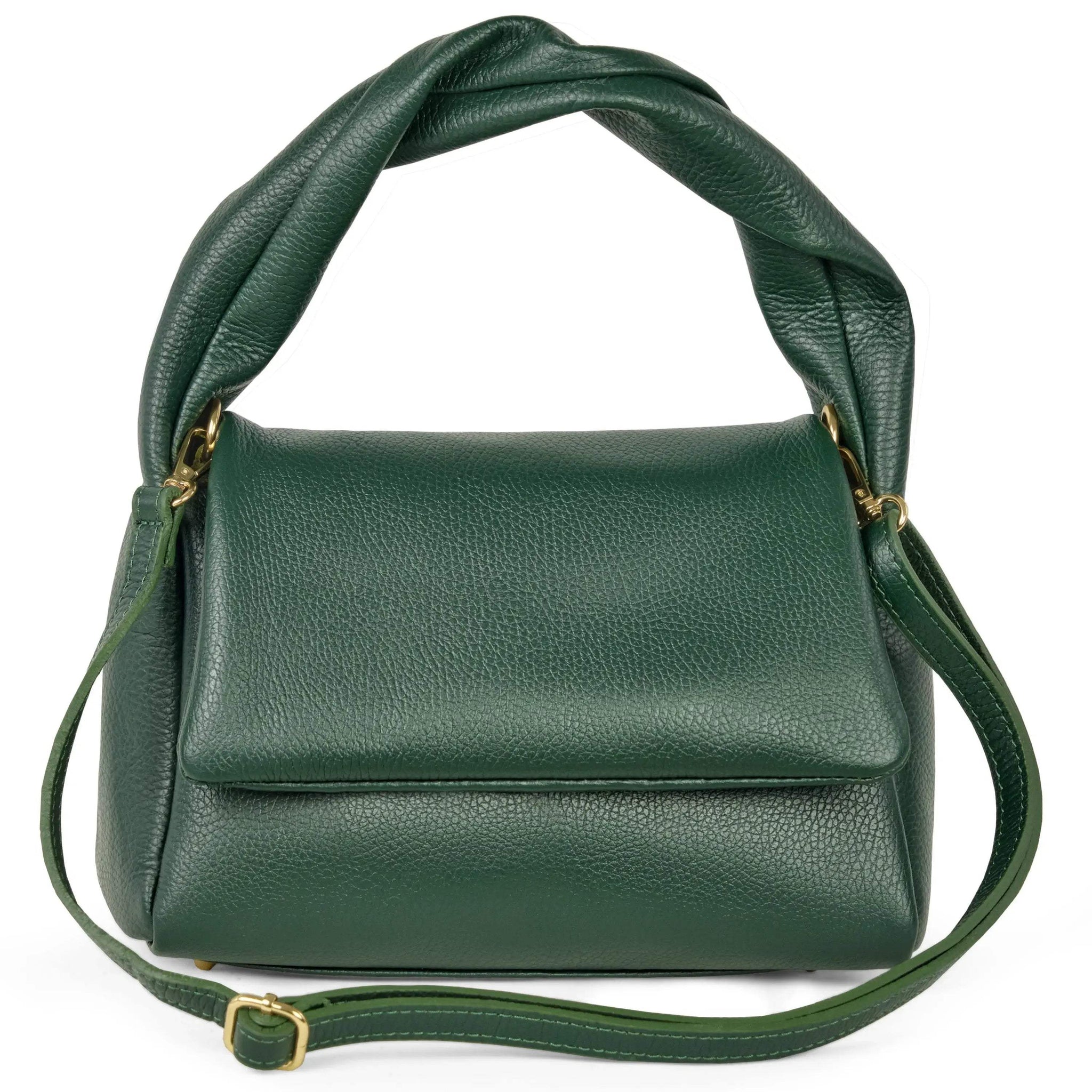 Italian Genuine Calf Leather Top-Handle Bag 262495 - TAKEASY - Flyclothing LLC
