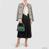 Italian Genuine Calf Leather Top-Handle Bag 262495 - TAKEASY - Flyclothing LLC