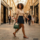 Italian Genuine Calf Leather Top-Handle Bag 262495 - TAKEASY - Flyclothing LLC