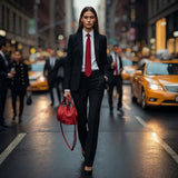 Calf Leather Top-Handle Bag - TAKEASY - Flyclothing LLC