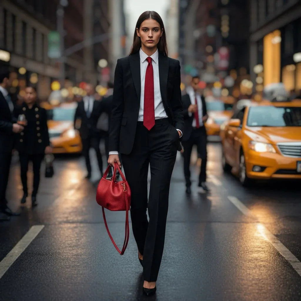 Calf Leather Top-Handle Bag - TAKEASY - Flyclothing LLC