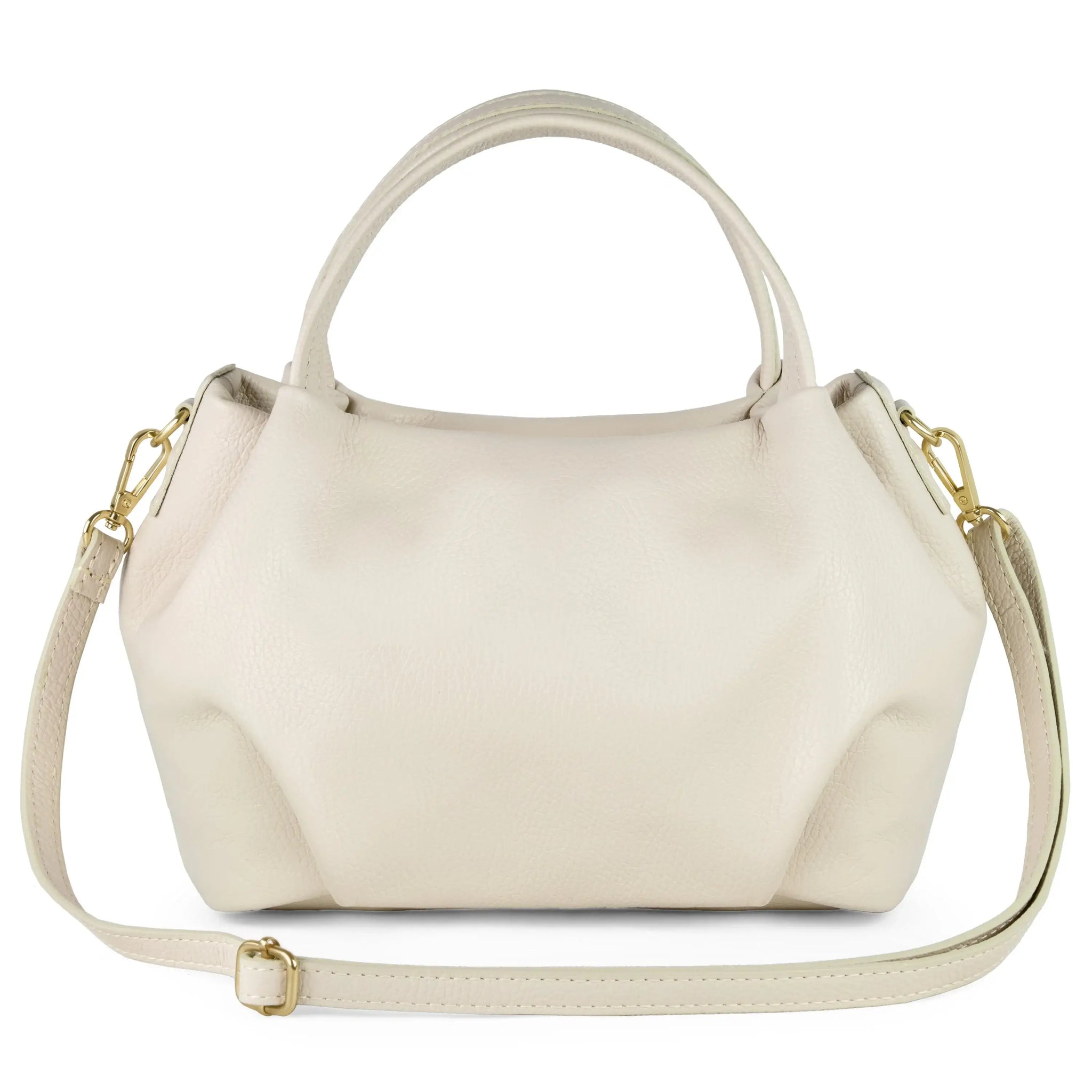 Italian Genuine Calf Leather Top-Handle Bag 322055 - TAKEASY - Flyclothing LLC