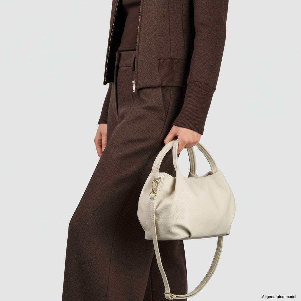 Italian Full-Grain Leather Top-Handle Bag | Lucca - TAKEASY - Flyclothing LLC