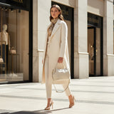 Calf Leather Top-Handle Bag - TAKEASY - Flyclothing LLC