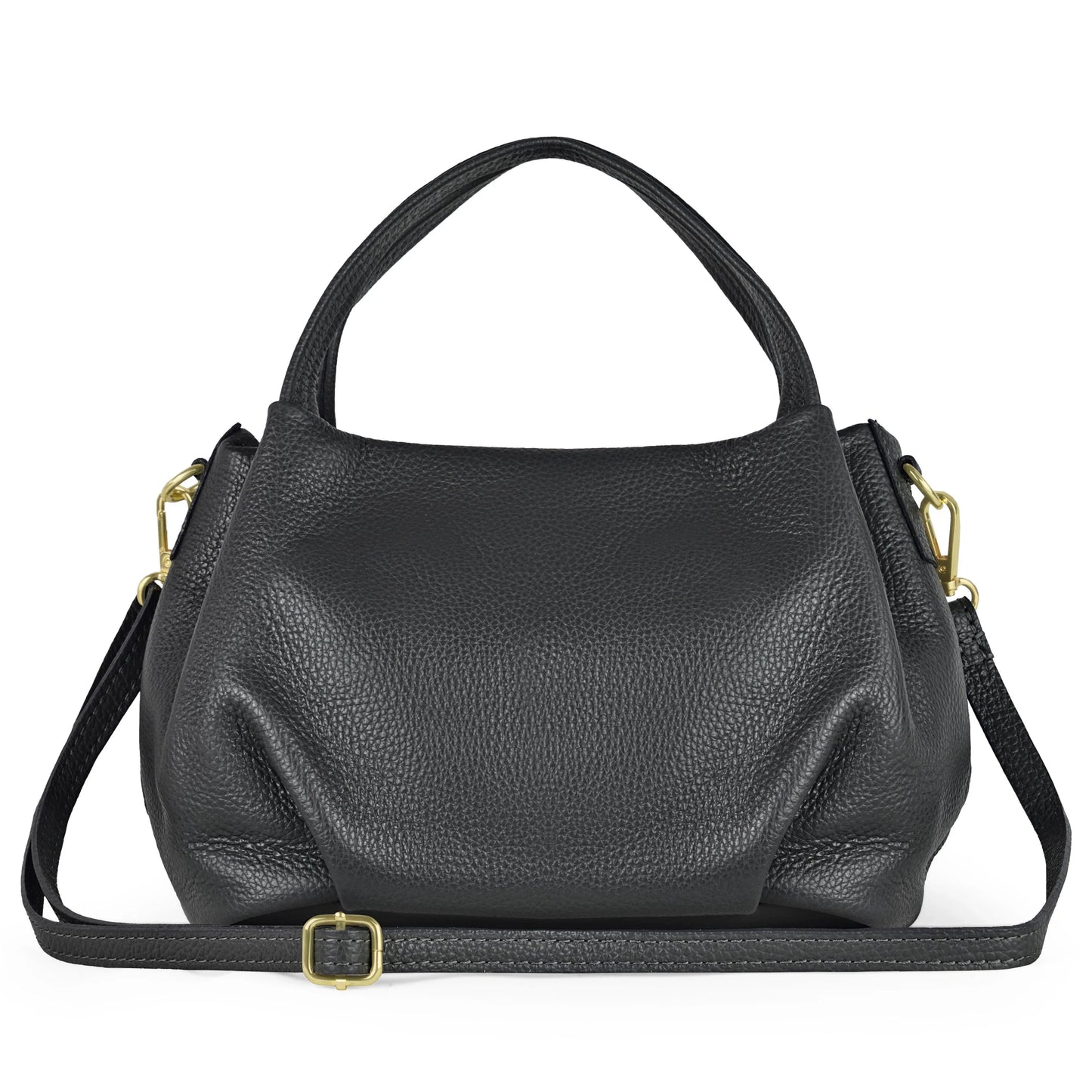 Calf Leather Top-Handle Bag - TAKEASY - Flyclothing LLC