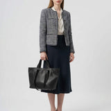 Italian Genuine Calf Leather Tote Bag 122500 - TAKEASY - Flyclothing LLC