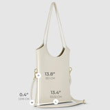 Italian Genuine Calf Leather Tote Bag 191722 - TAKEASY - Flyclothing LLC