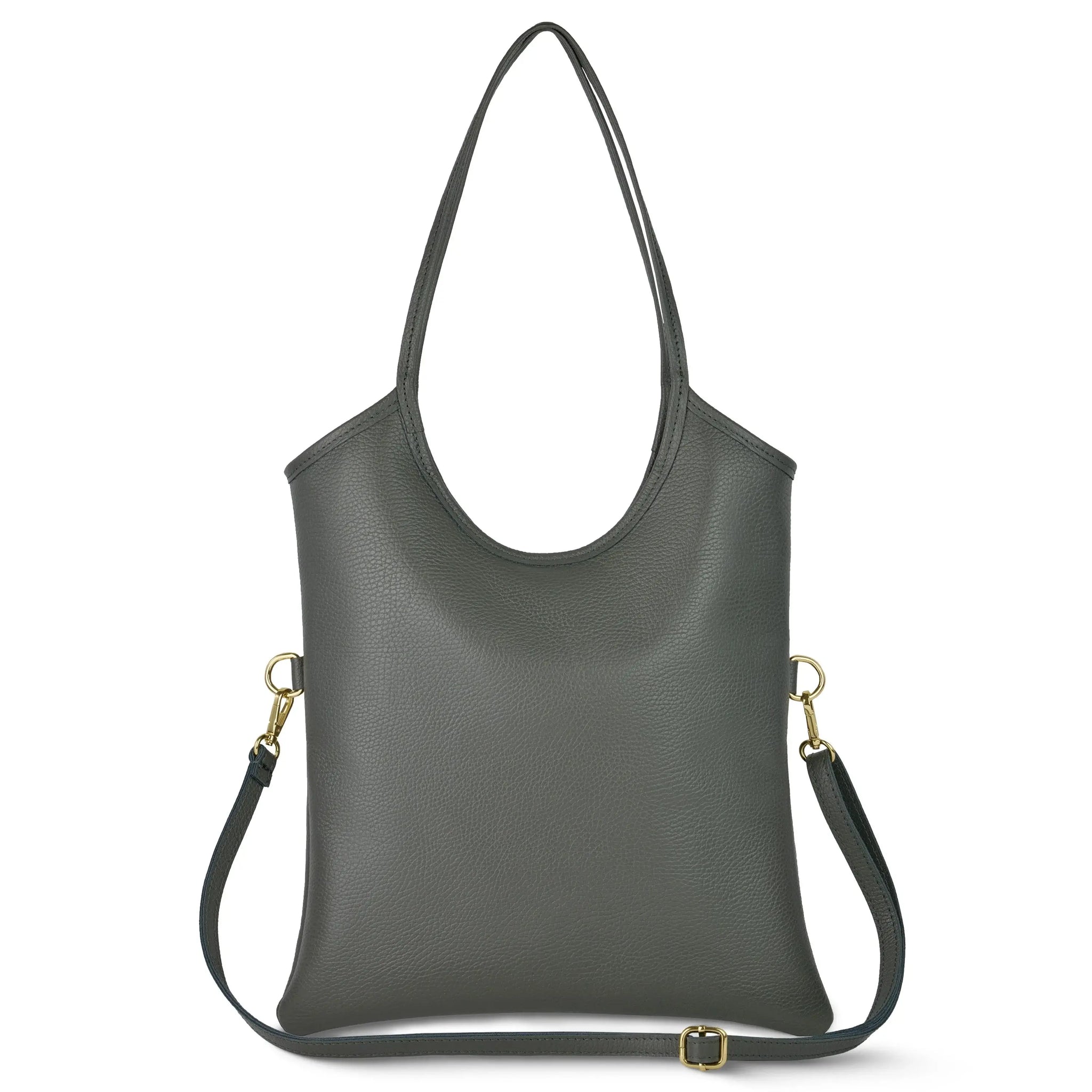 Italian Genuine Calf Leather Tote Bag 191722 - TAKEASY - Flyclothing LLC