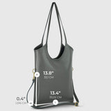 Italian Genuine Calf Leather Tote Bag 191722 - TAKEASY - Flyclothing LLC