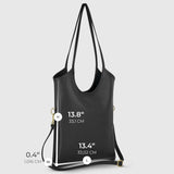 Italian Genuine Calf Leather Tote Bag 191722 - TAKEASY - Flyclothing LLC