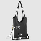 Italian Genuine Calf Leather Tote Bag 191722 - TAKEASY - Flyclothing LLC