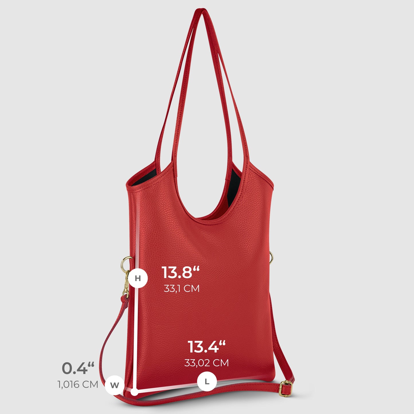 Italian Genuine Calf Leather Tote Bag 191722 - TAKEASY - Flyclothing LLC