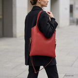 Italian Genuine Calf Leather Tote Bag 191722 - TAKEASY - Flyclothing LLC