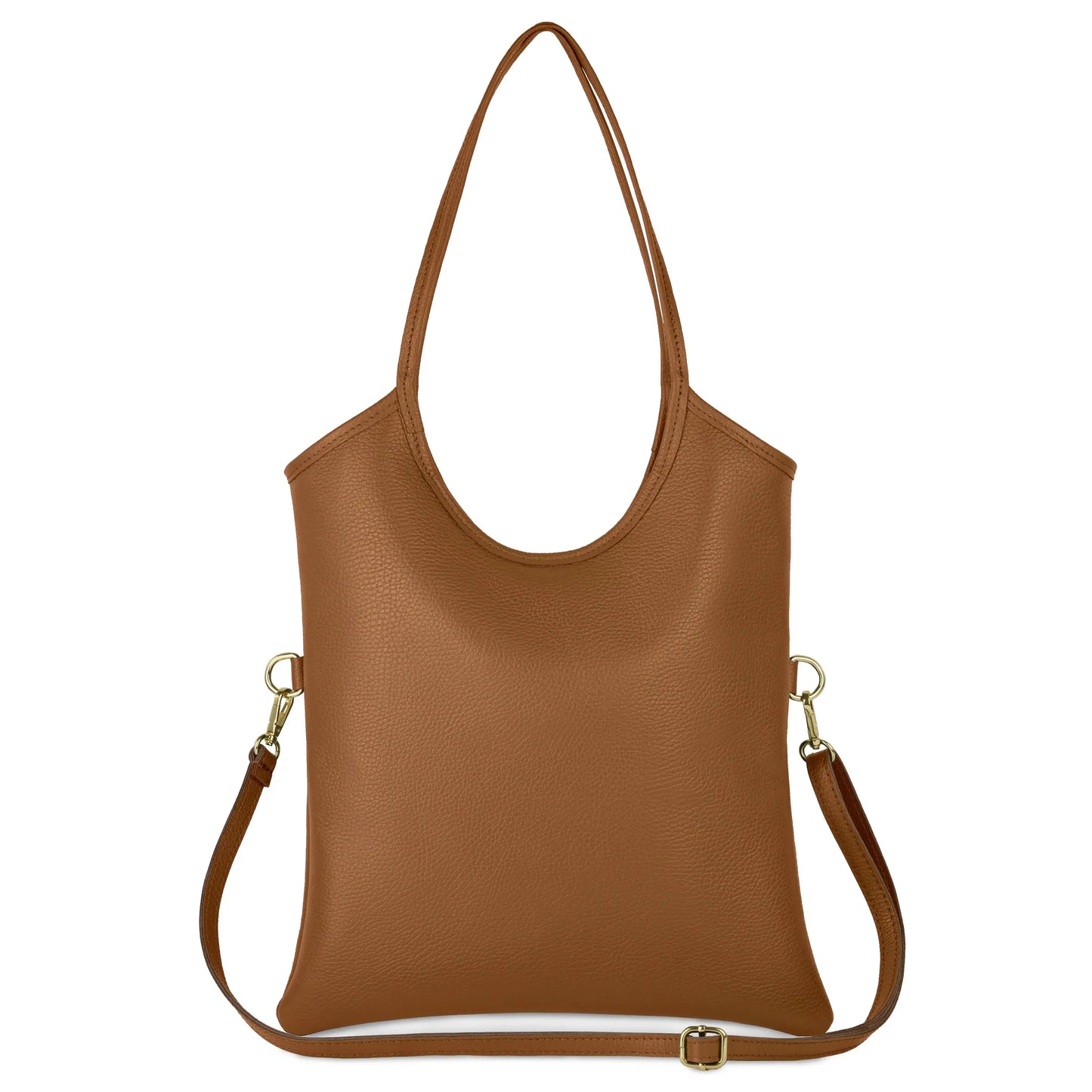 Italian Genuine Calf Leather Tote Bag 191722 - TAKEASY - Flyclothing LLC