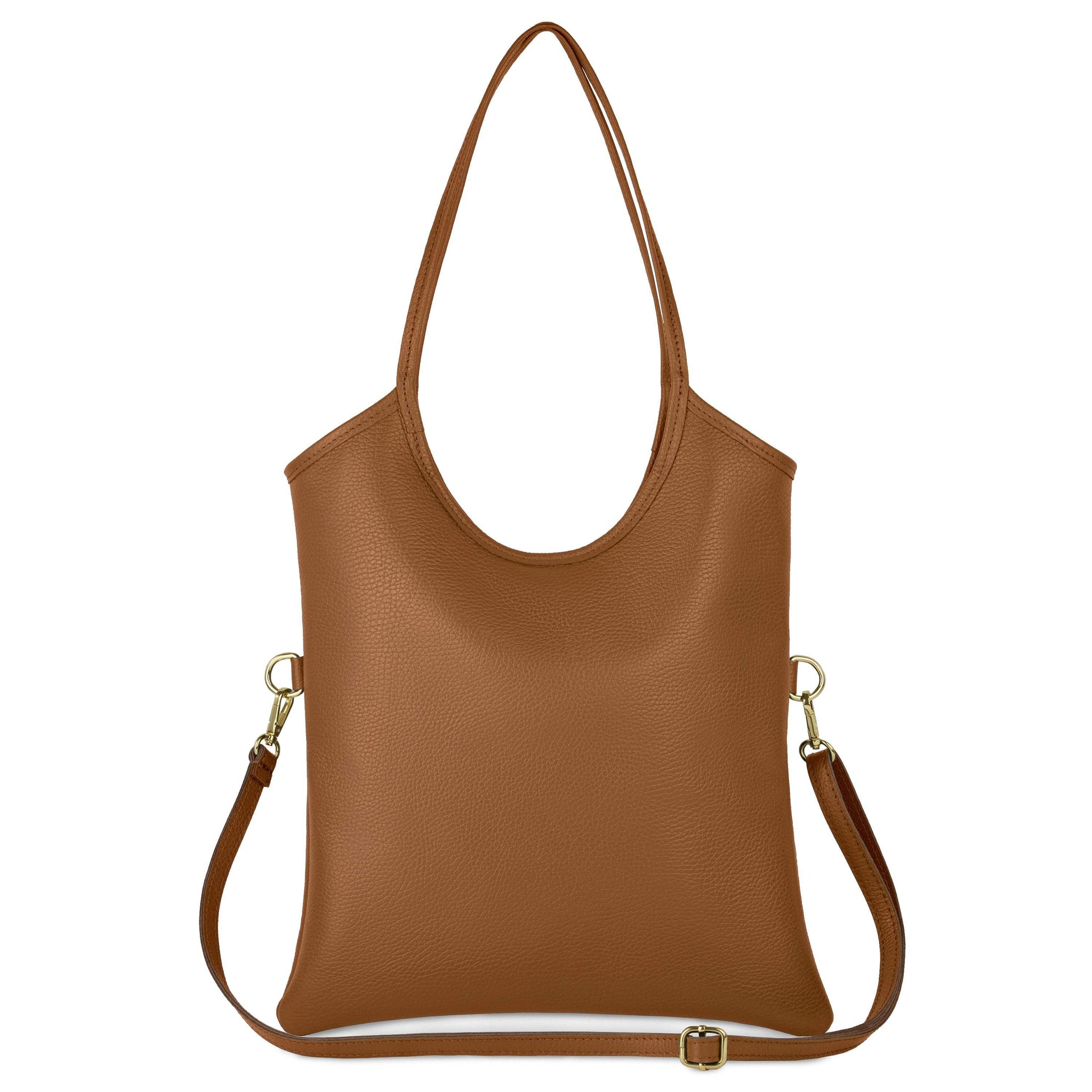 Italian Genuine Calf Leather Tote Bag 191722 - TAKEASY - Flyclothing LLC