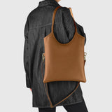 Italian Genuine Calf Leather Tote Bag 191722 - TAKEASY - Flyclothing LLC
