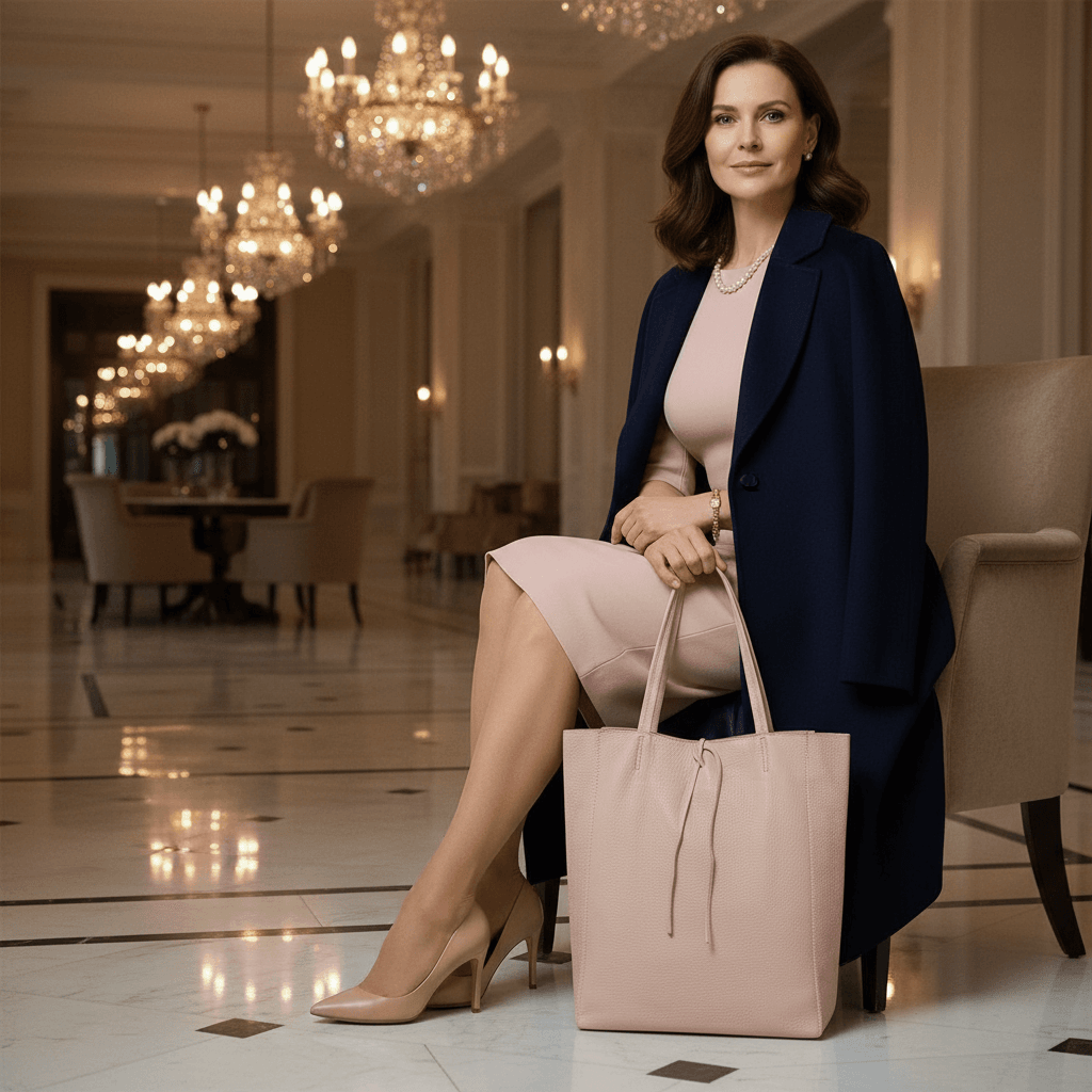 Italian Genuine Calf Leather Tote Bag 201718 - TAKEASY - Flyclothing LLC