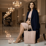 Italian Genuine Calf Leather Tote Bag 201718 - TAKEASY - Flyclothing LLC