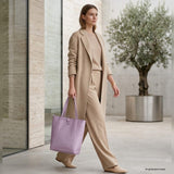 Italian Genuine Calf Leather Tote Bag 201718 - TAKEASY - Flyclothing LLC