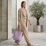 Italian Genuine Calf Leather Tote Bag 201718 - TAKEASY - Flyclothing LLC