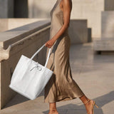 Italian Genuine Calf Leather Tote Bag 201718 - TAKEASY - Flyclothing LLC