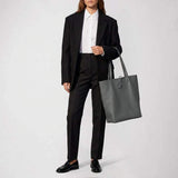 Italian Genuine Calf Leather Tote Bag 201718 - TAKEASY - Flyclothing LLC