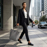 Italian Genuine Calf Leather Tote Bag 201718 - TAKEASY - Flyclothing LLC
