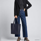 Italian Genuine Calf Leather Tote Bag 201718 - TAKEASY - Flyclothing LLC