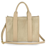 Suede Leather Tote Bag - TAKEASY - Flyclothing LLC