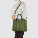 Italian Genuine Suede Tote Bag 282611 - TAKEASY - Flyclothing LLC