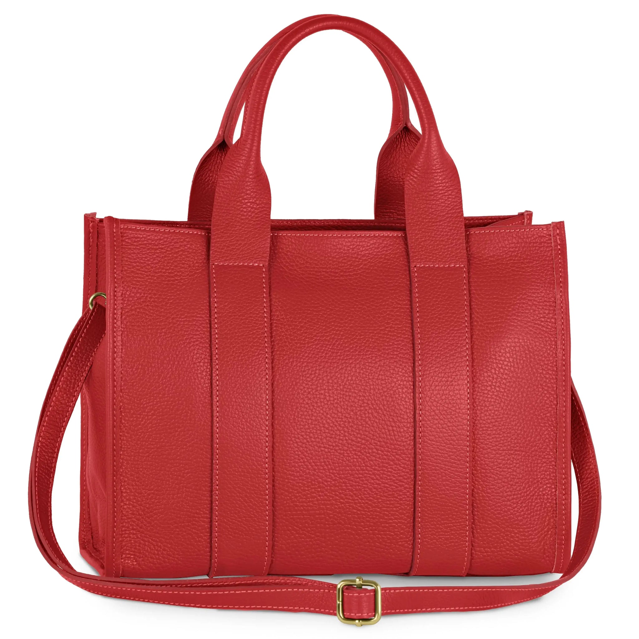 Italian Genuine Calf Leather Tote Bag 282611 - TAKEASY - Flyclothing LLC