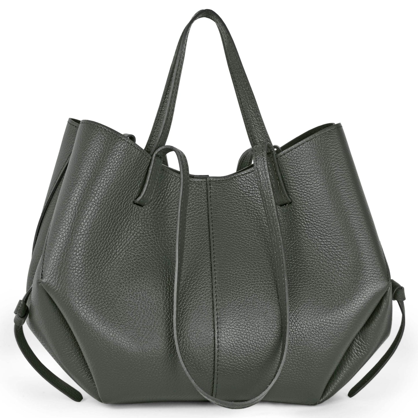 Italian Full-Grain Leather Tote Bag | Piacenza - TAKEASY - Flyclothing LLC