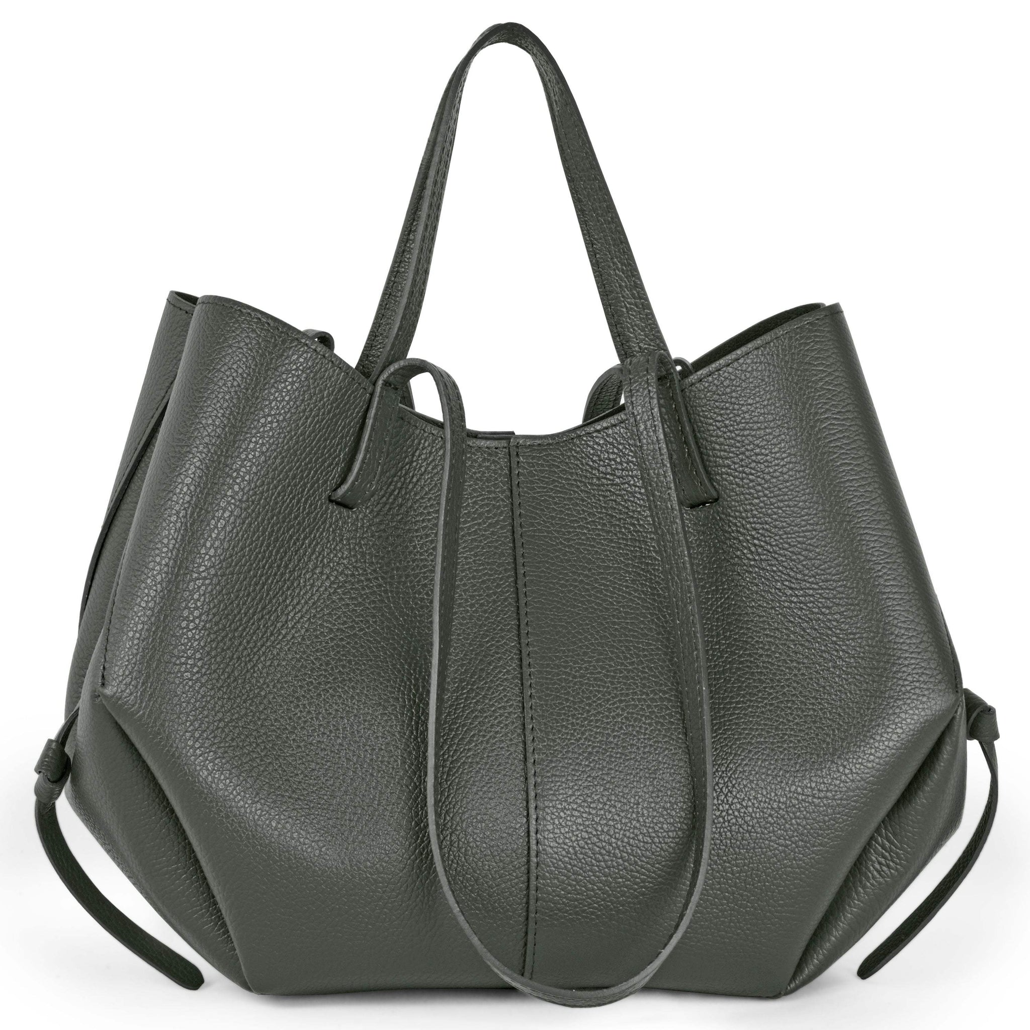 Italian Full-Grain Leather Tote Bag | Piacenza - TAKEASY - Flyclothing LLC